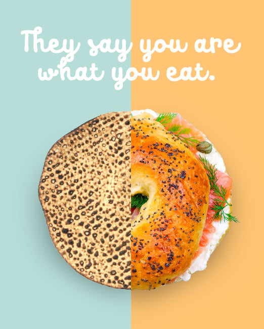 They say you are what you eat. Does that make you a bagel with cream cheese? Or does food have a deeper more spiritual bearing on our lives?