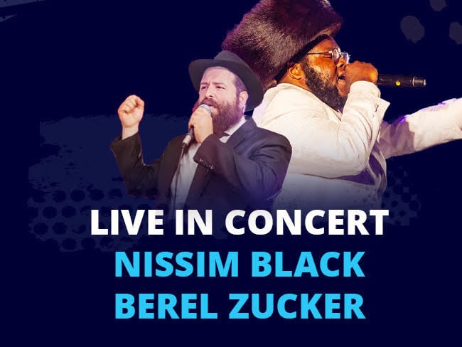 Live in concert: Nissim Black and Berel Zucker.