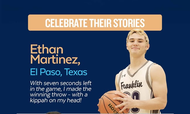 Celebrate their stories. Ethan Martinez